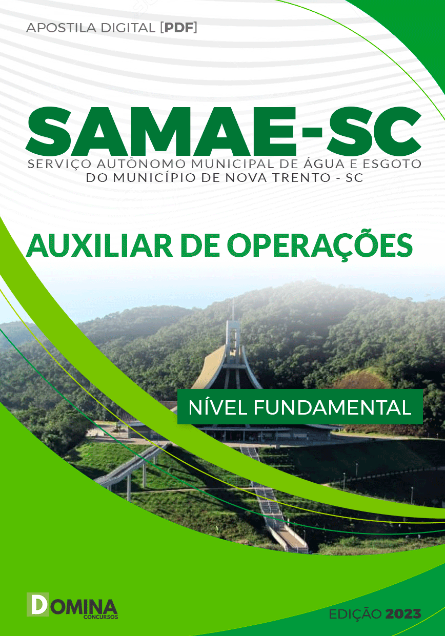 Apostila Concurso Público SAMAE SC 2023 Auxiliar Operações