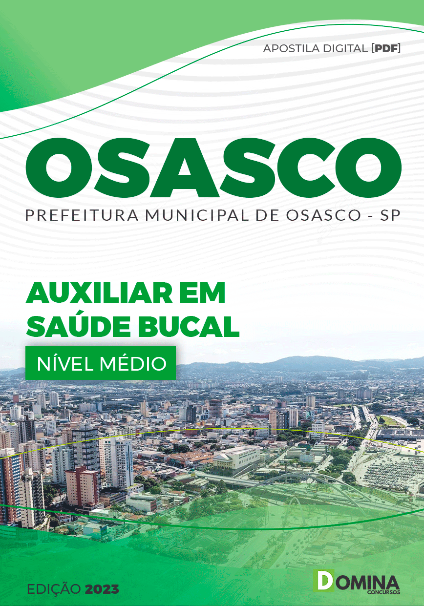 Seletivo Pref Osasco SP 2023 Auxiliar Saúde Bucal