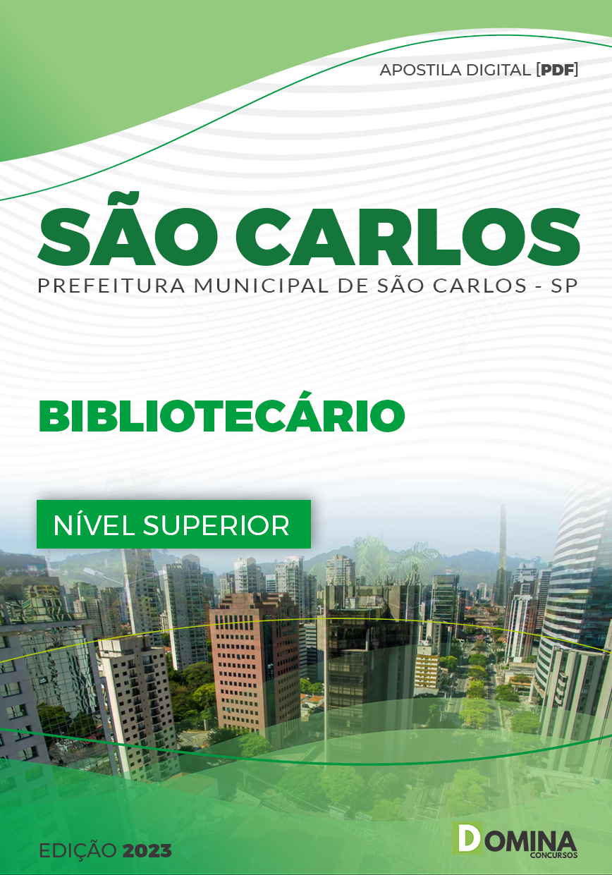 Apostila Digital Pref São Carlos SP 2023 Bibliotecário