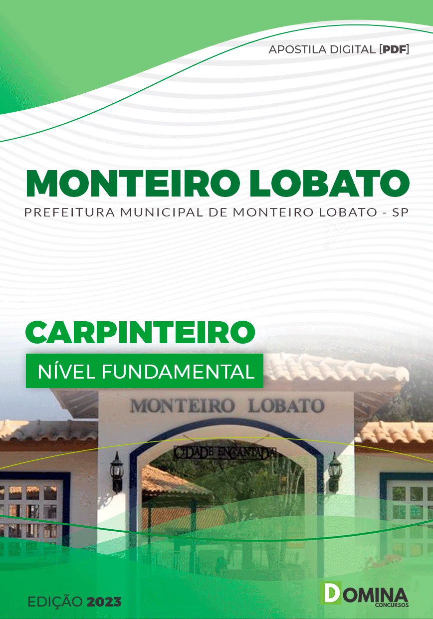 Apostila Pref Monteiro Lobato SP 2023 Carpinteiro