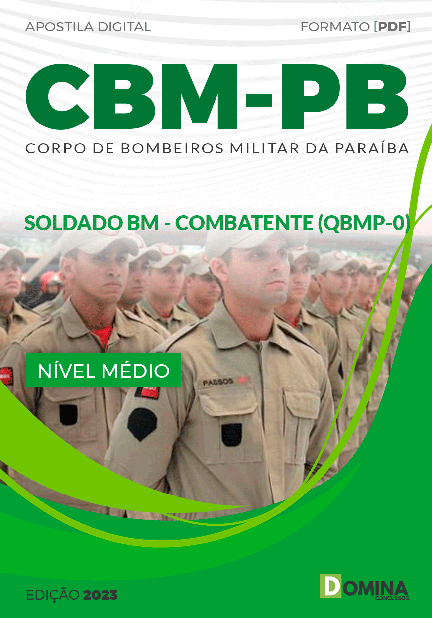 Apostila BOMBEIROS PB 2023 Soldador Combatente QBMP