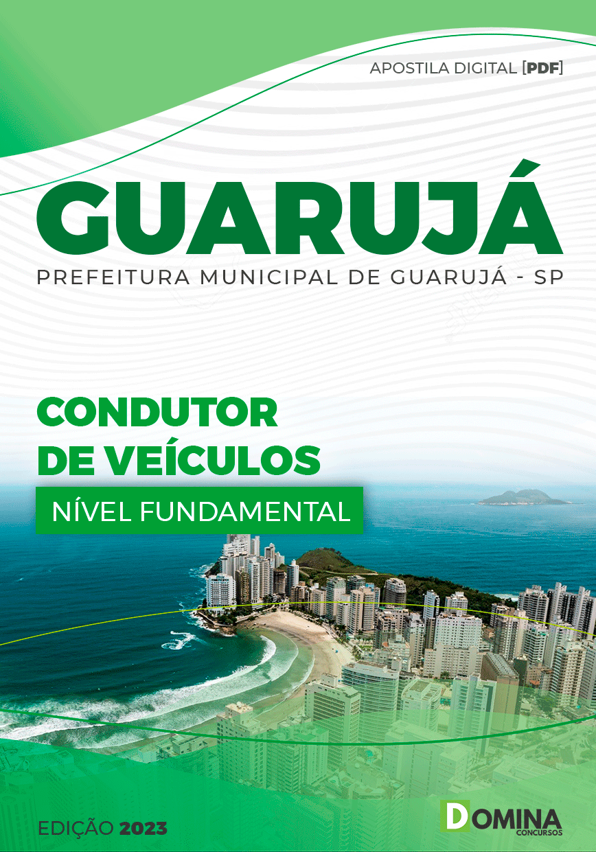 Apostila Pref Guarujá SP 2023 Condutor Veículos