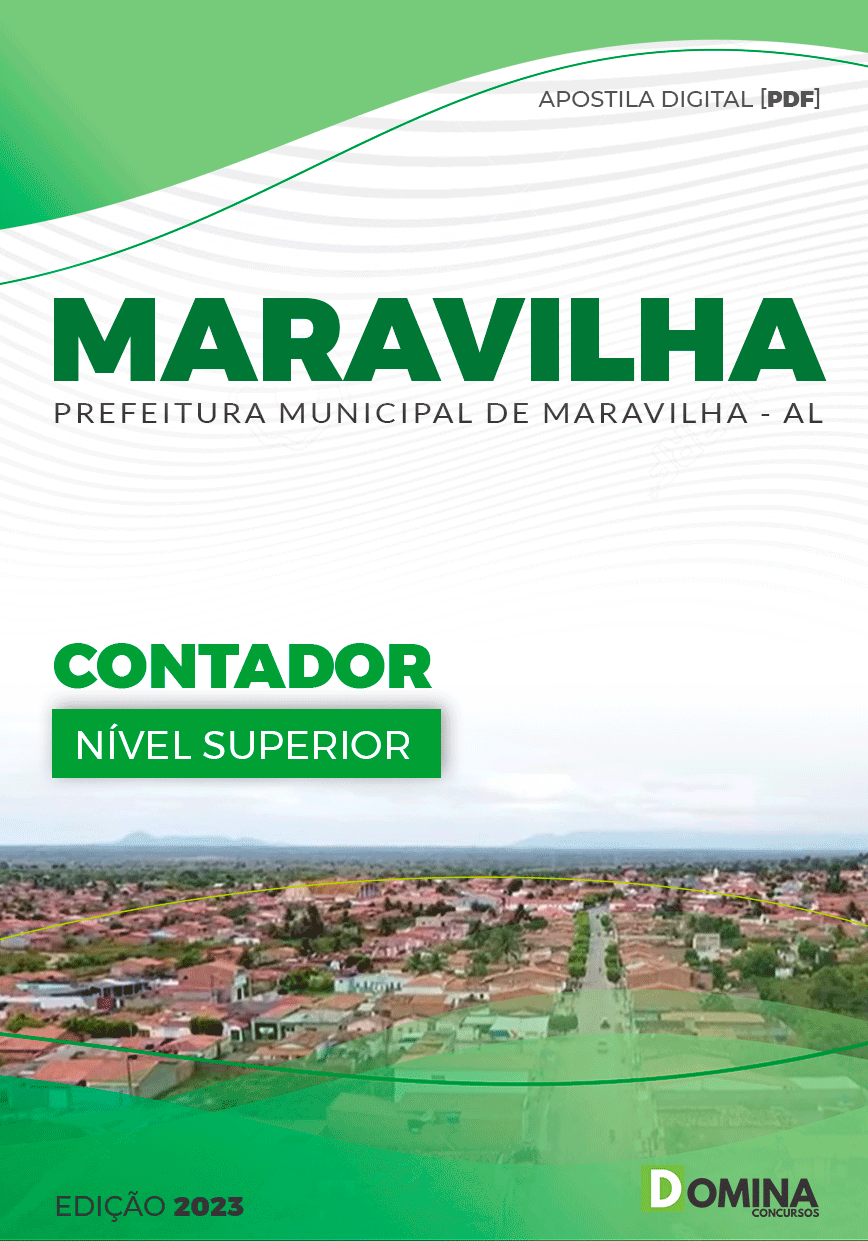 Apostila Concurso Pref Maravilha AL 2023 Contador