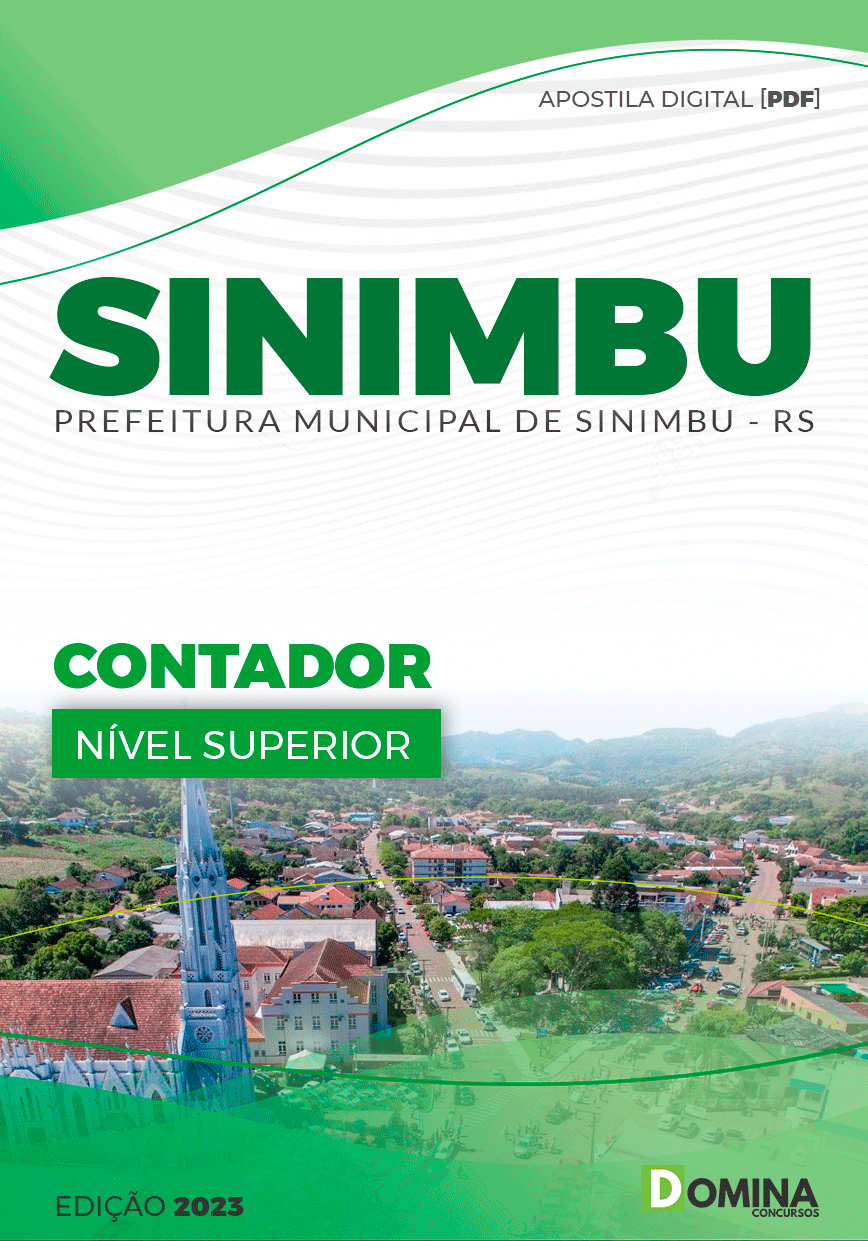 Apostila Concurso Pref Sinimbu RS 2023 Contador