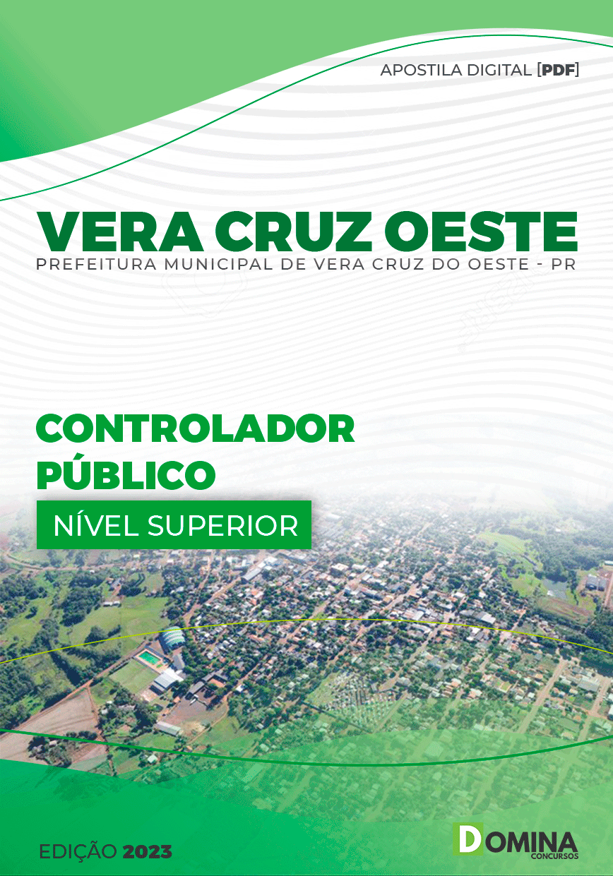 Apostila Pref Vera Cruz do Oeste PR 2023 Controlador Público