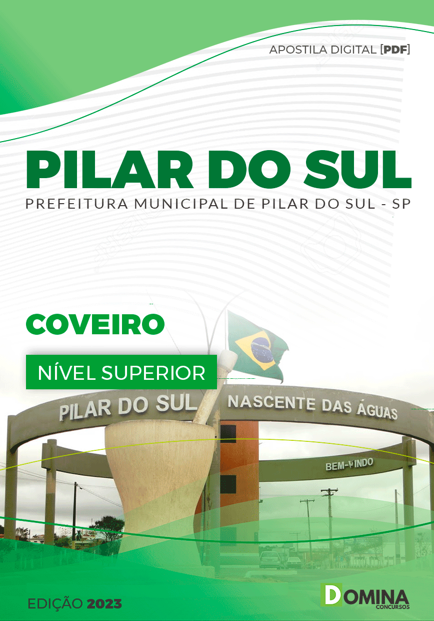 Apostila Concurso Pref Pilar do Sul SP 2023 Coveiro