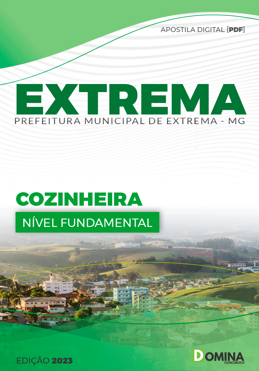 Apostila Concurso Pref Extrema MG 2023 Cozinheira