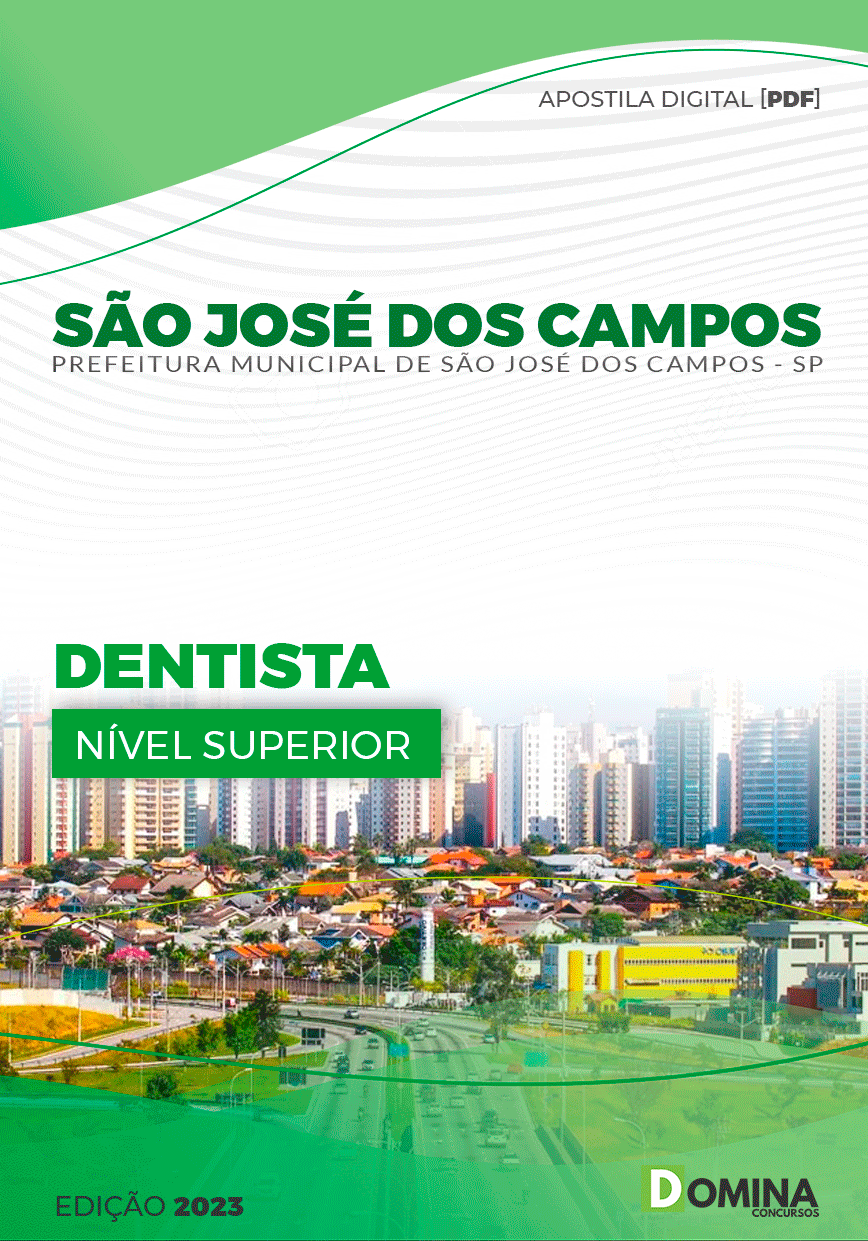 Pref São José dos Campos SP 2023 Dentista