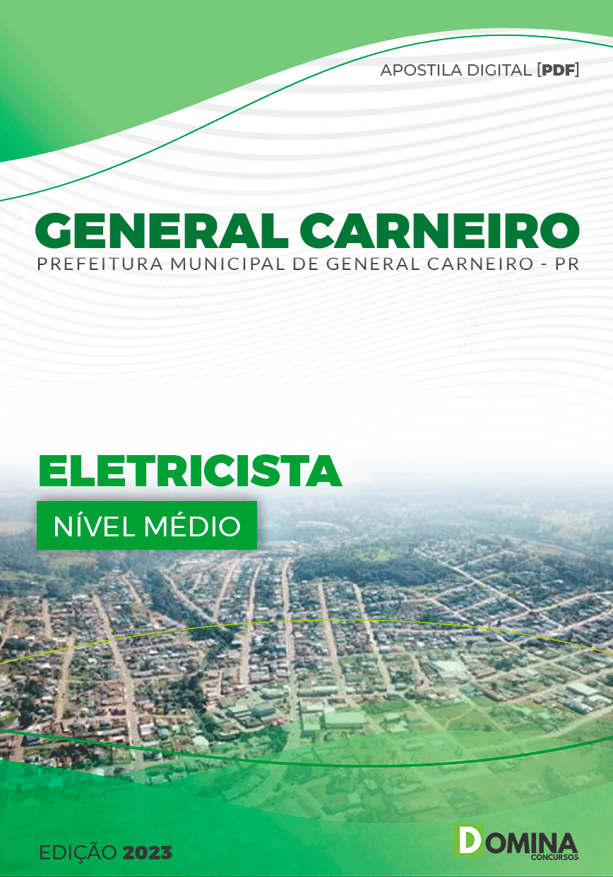 Apostila Pref General Carneiro PR 2023 Eletricista