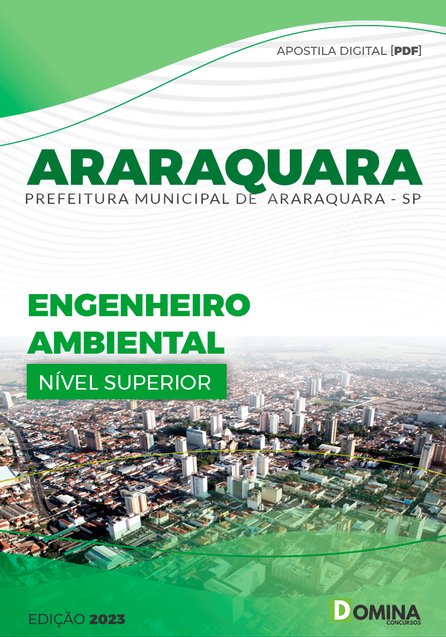 Apostila Concurso Pref Araraquara SP 2023 Engenheiro Ambiental