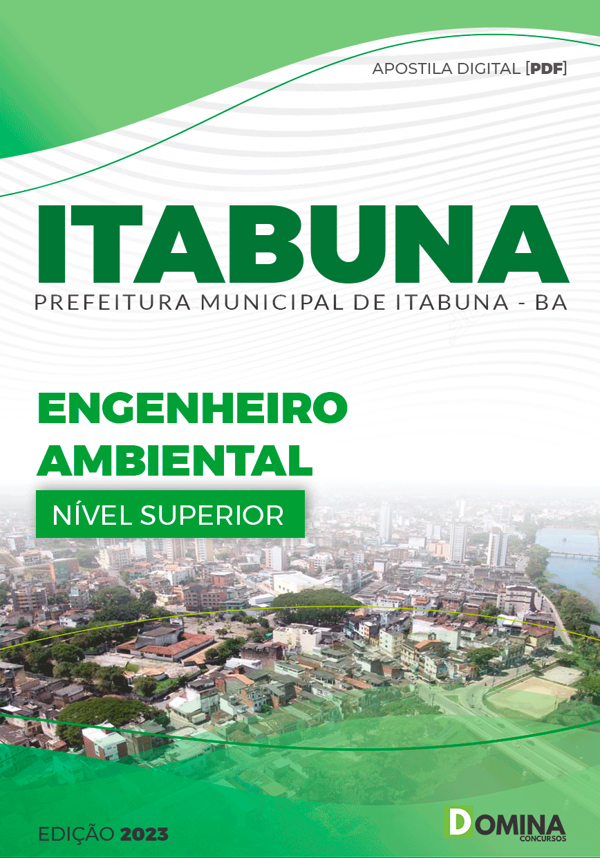 Apostila Concurso Pref Itabuna BA 2023 Engenheiro Ambiental