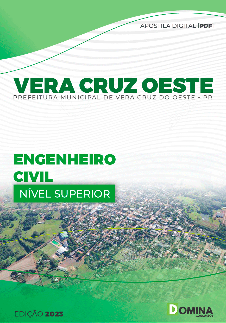 Apostila Pref Vera Cruz do Oeste PR 2023 Engenheiro Civil