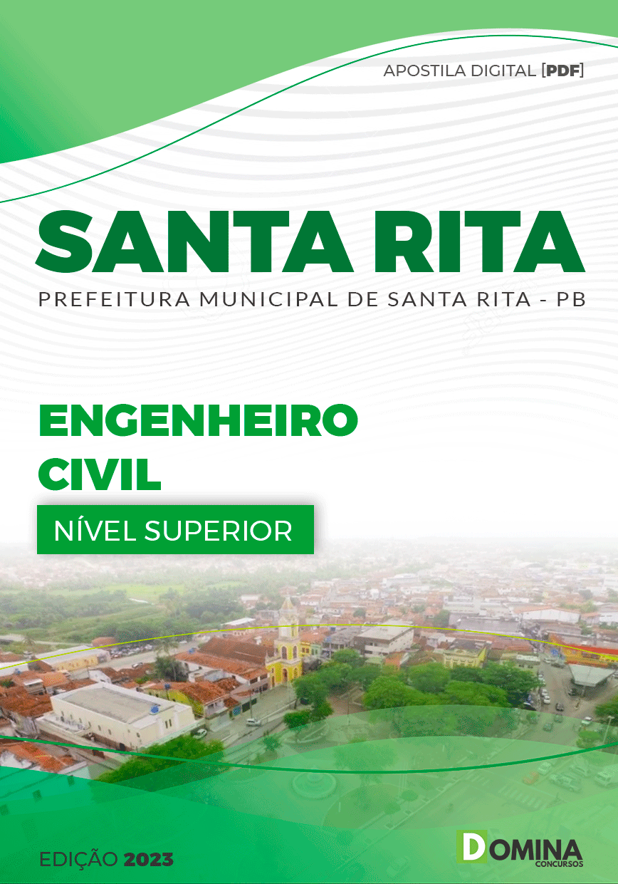 Apostila Concurso Pref Santa Rita PB 2023 Engenheiro Civil