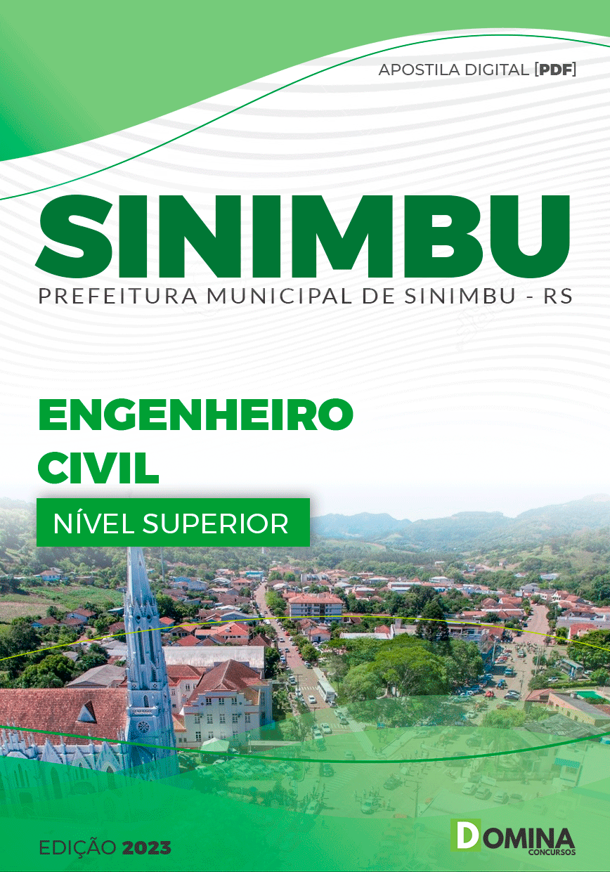 Apostila Concurso Pref Sinimbu RS 2023 Engenheiro Civil