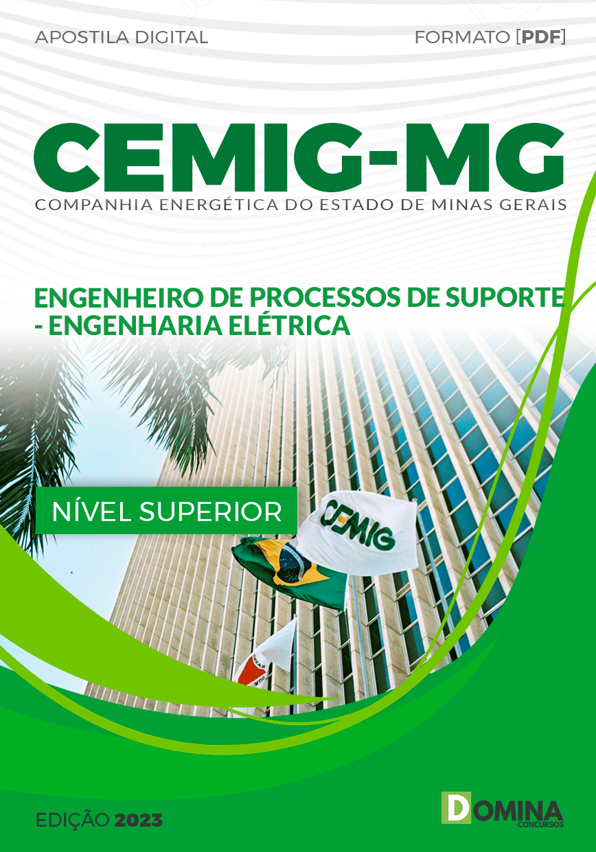 Apostila CEMIG MG 2023 Engenheiro Processo Suporte Eng Elétrica