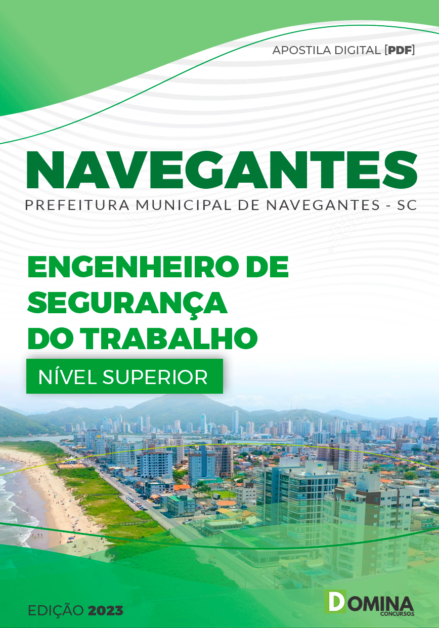 Apostila Pref Navegantes SC 2023 Engenheiro Segurança Trabalho