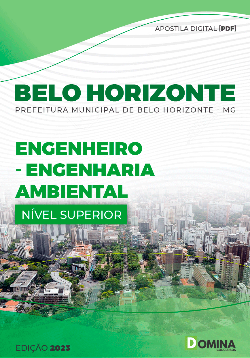 Apostila Pref Belo Horizonte MG 2023 Engenharia Ambiental