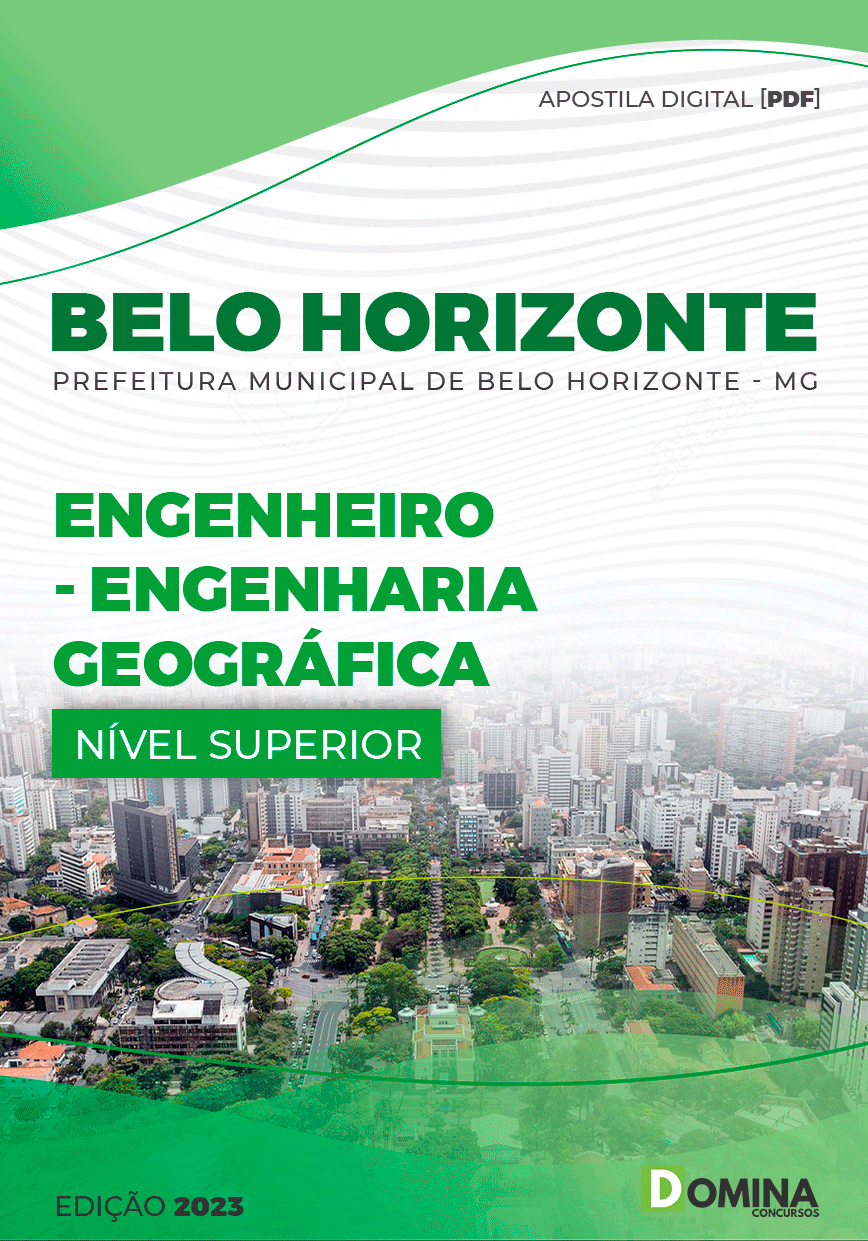 Apostila Pref Belo Horizonte MG 2023 Engenharia Geográfica