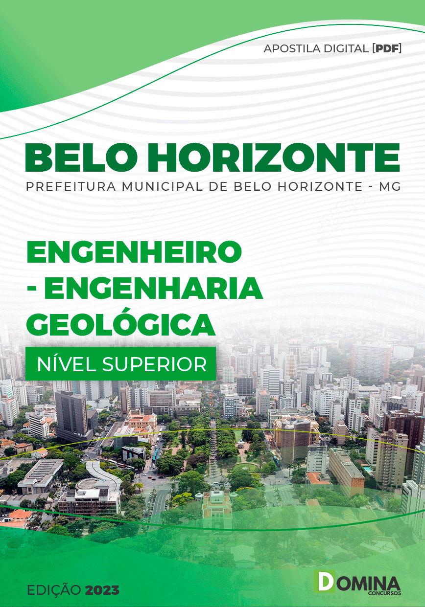 Apostila Pref Belo Horizonte MG 2023 Engenharia Geológica