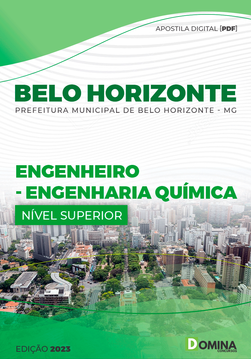 Apostila Pref Belo Horizonte MG 2023 Engenharia Química
