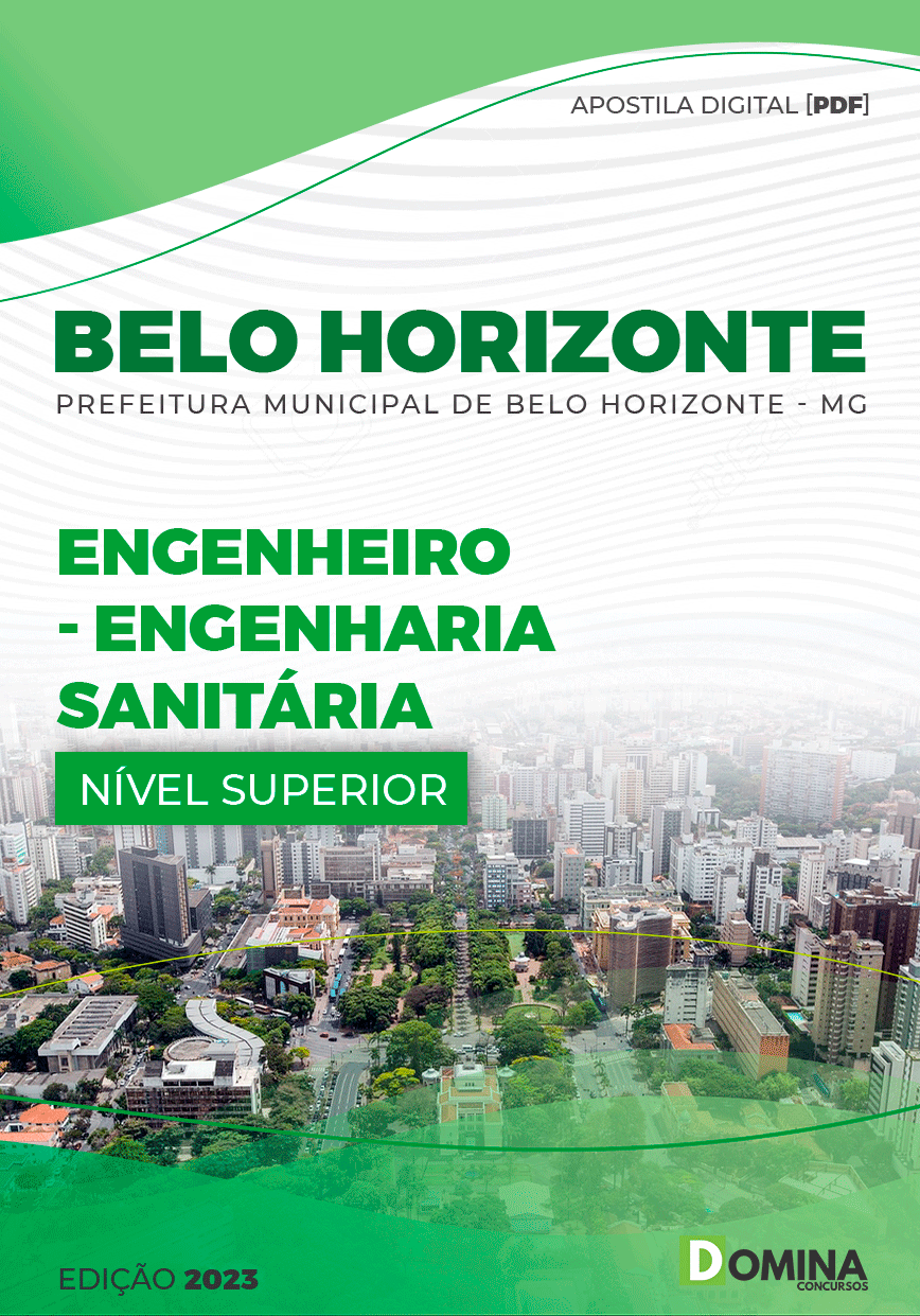 Apostila Pref Belo Horizonte MG 2023 Engenharia Sanitária