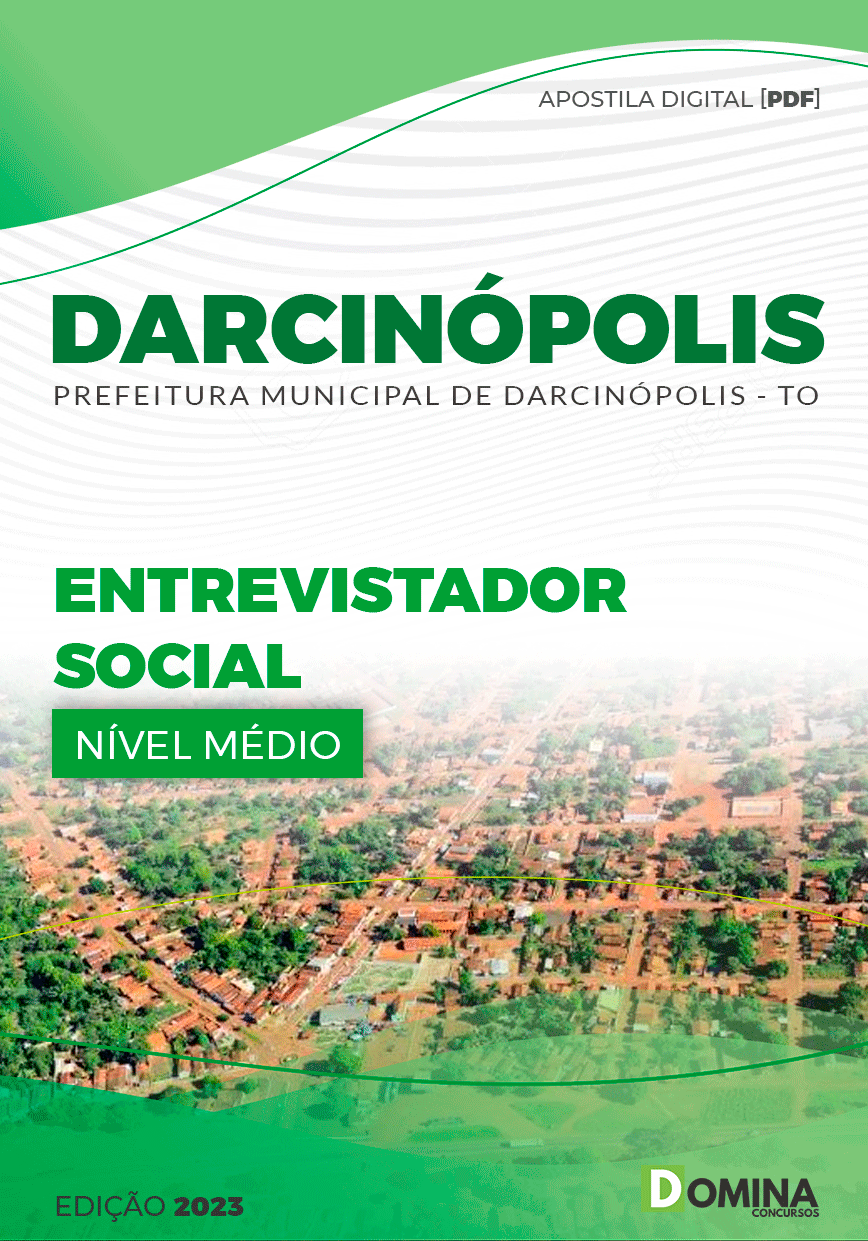 Apostila Pref Darcinópolis TO 2023 Entrevistador Social