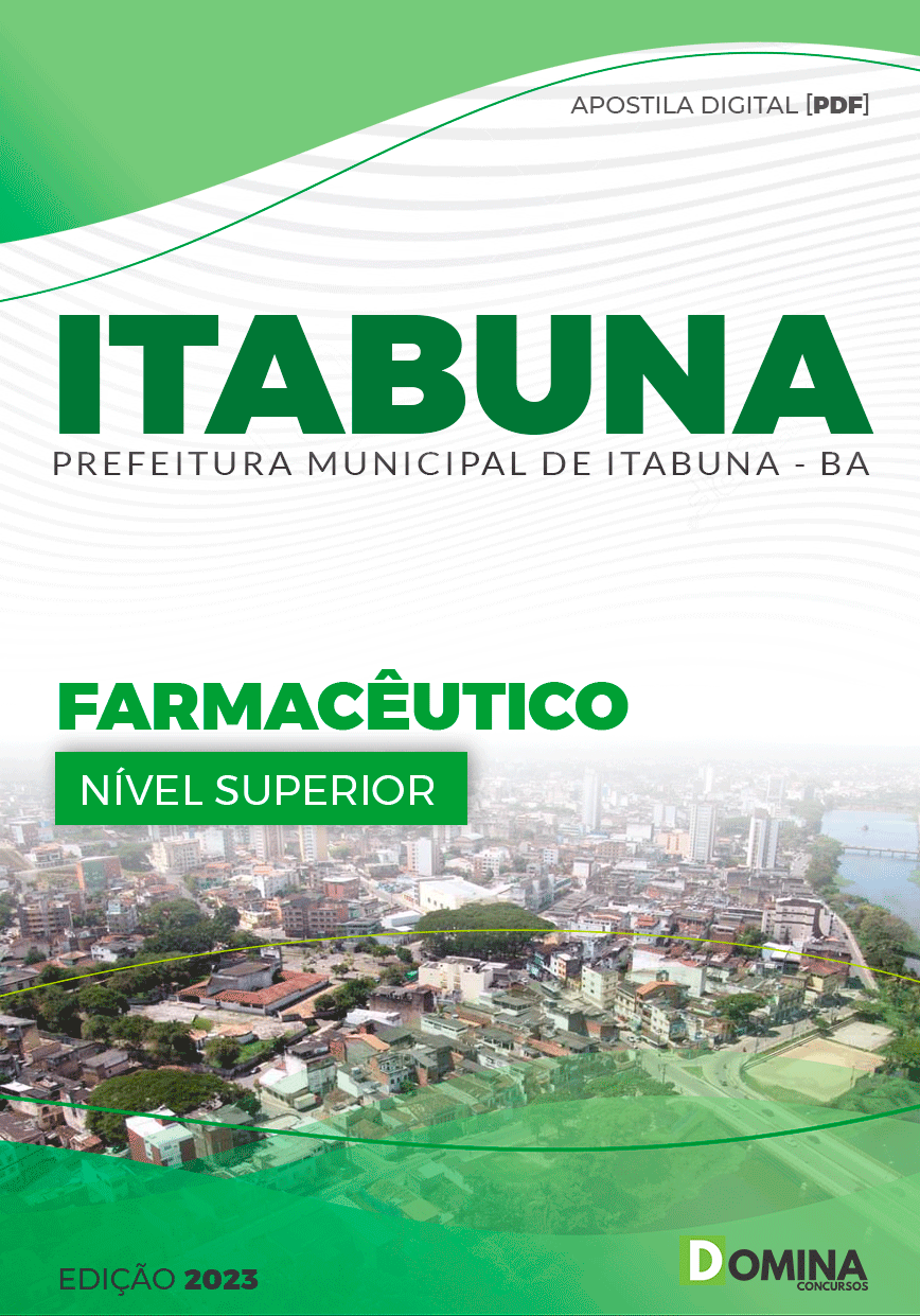 Apostila Concurso Pref Itabuna BA 2023 Farmacêutico