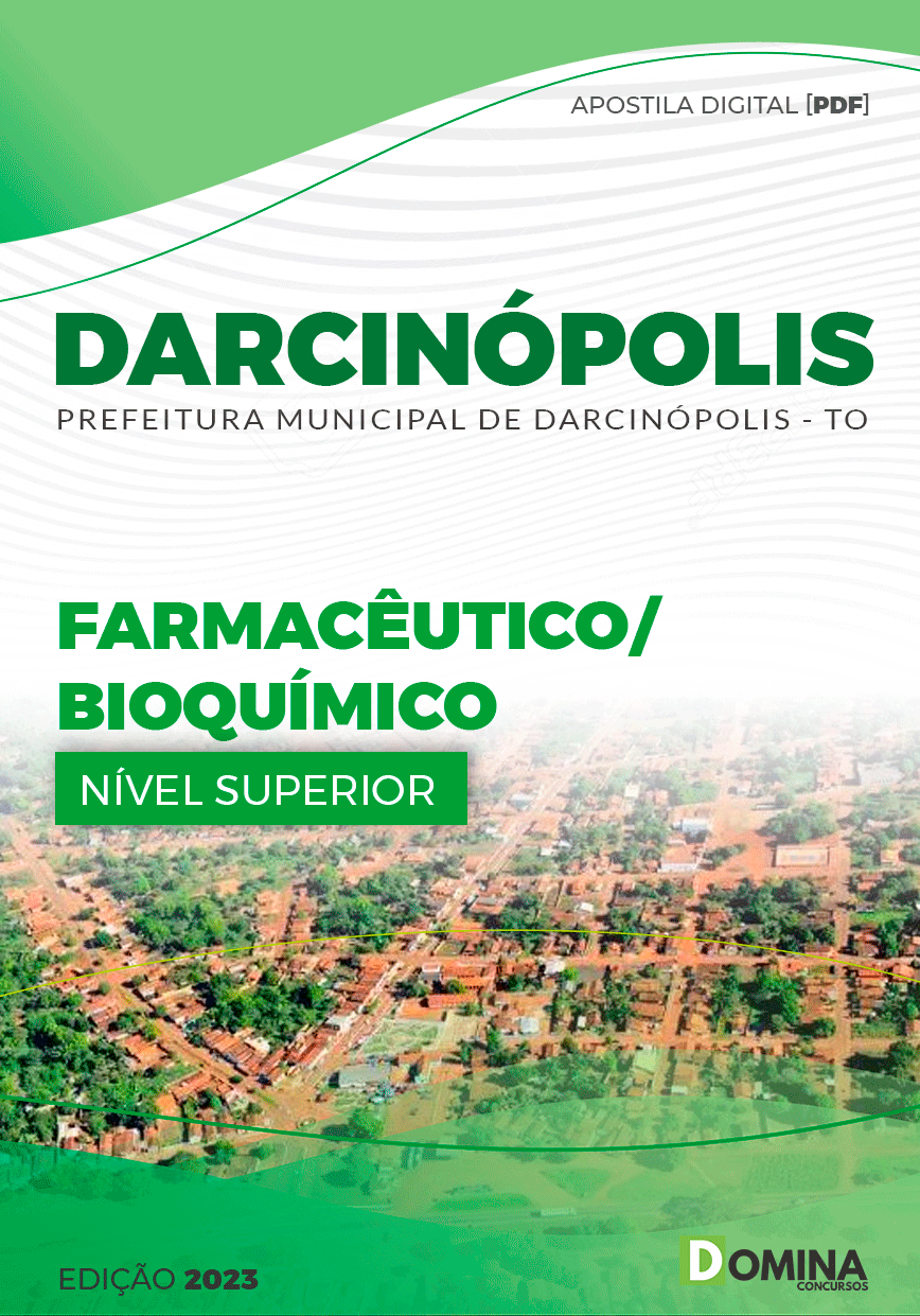 Apostila Pref Darcinópolis TO 2023 Farmacêutico Bioquímico
