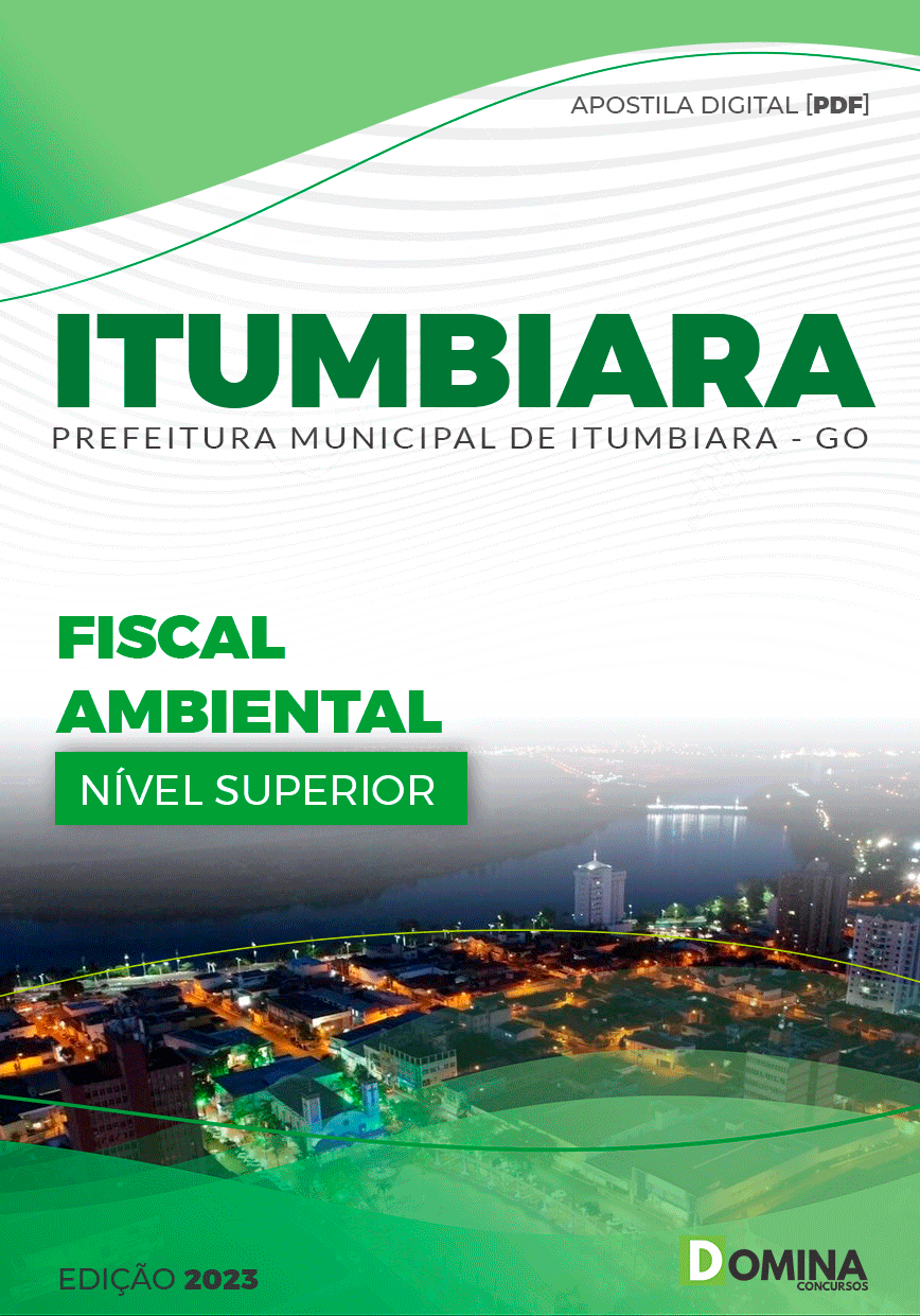 Apostila Pref Itumbiara GO 2023 Fiscal Ambiental