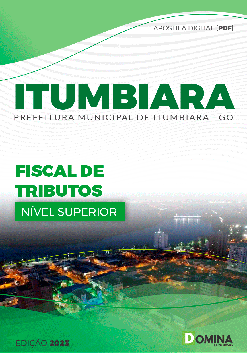Apostila Pref Itumbiara GO 2023 Fiscal Tributos