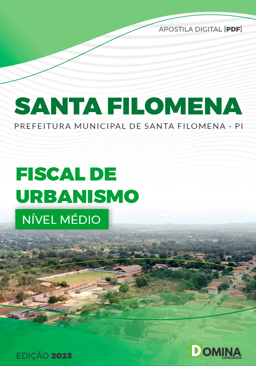 Apostila Pref Santa Filomena PI 2023 Fiscal Urbanismo