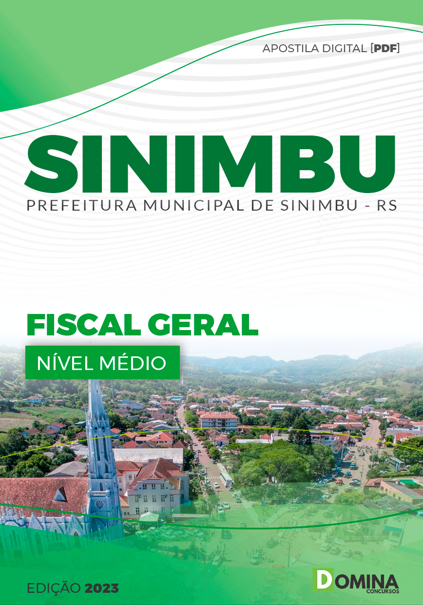 Apostila Concurso Pref Sinimbu RS 2023 Fiscal Geral