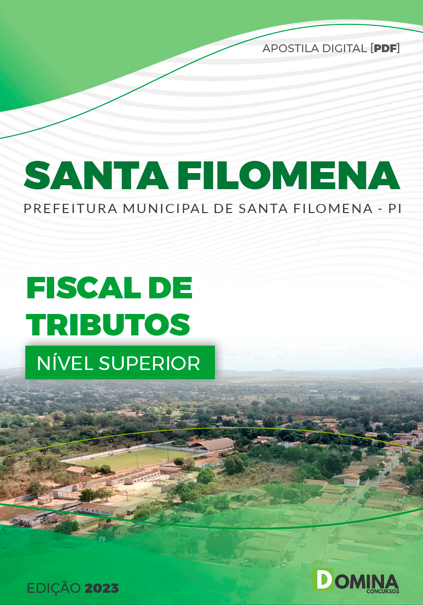 Apostila Pref Santa Filomena PI 2023 Fiscal Tributos