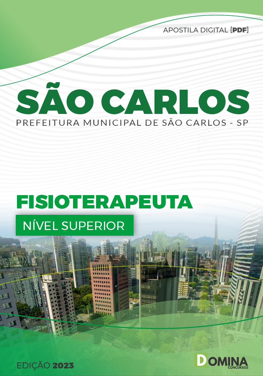 Apostila Digital Pref São Carlos SP 2023 Fisioterapeuta