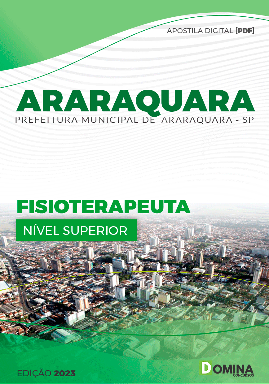 Apostila Concurso Pref Araraquara SP 2023 Fisioterapeuta