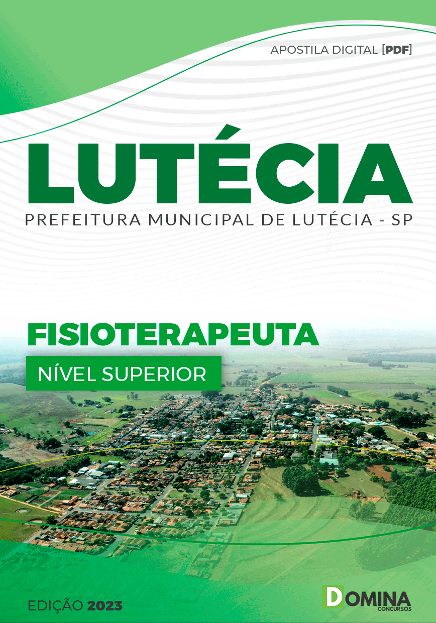 Apostila Concurso Pref Lutécia SP 2023 Fisioterapeuta