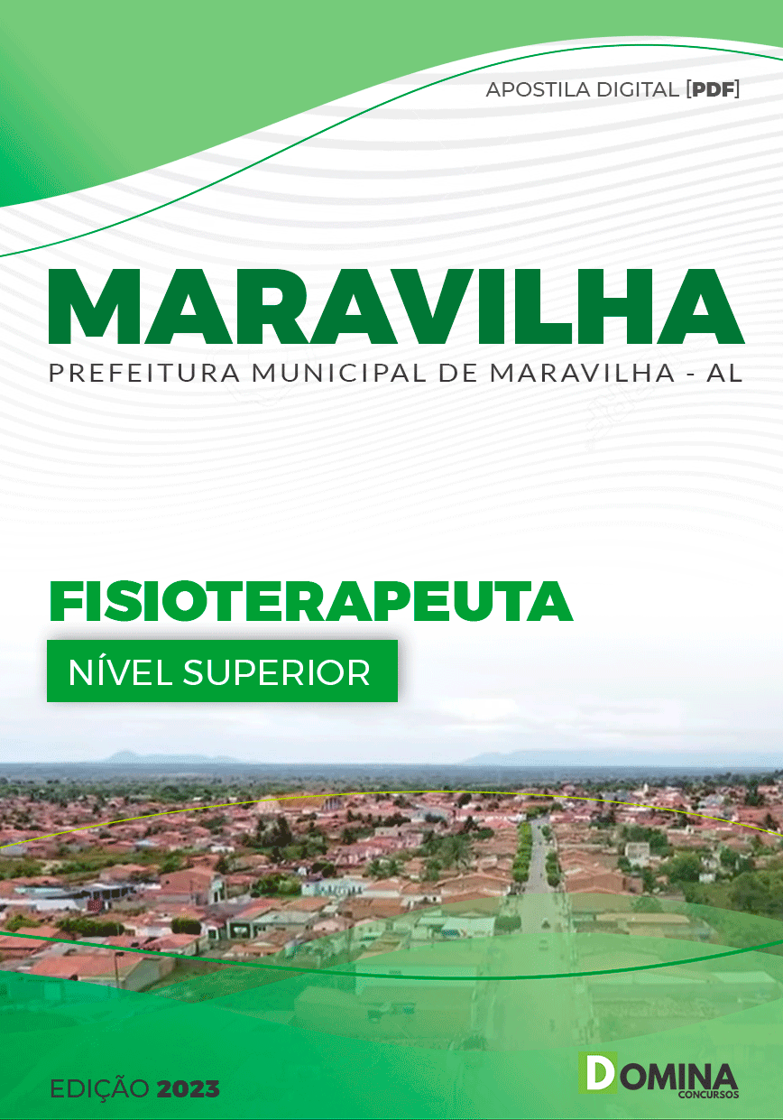 Apostila Digital Pref Maravilha AL 2023 Fisioterapeuta