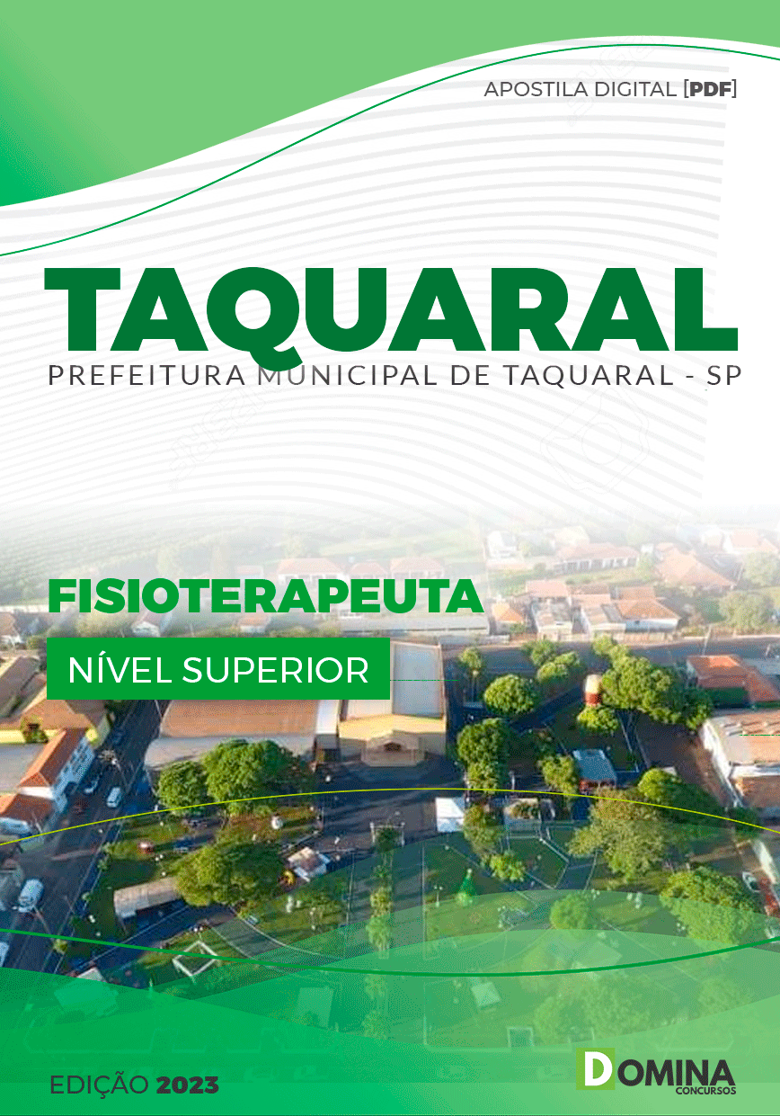 Apostila Concurso Pref Taquaral SP 2023 Fisioterapeuta