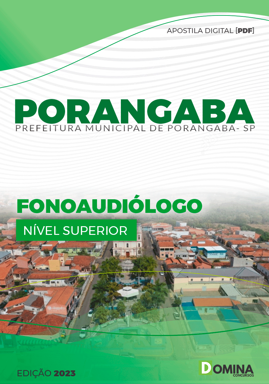 Apostila Pref Porangaba SP 2023 Fonoaudiólogo