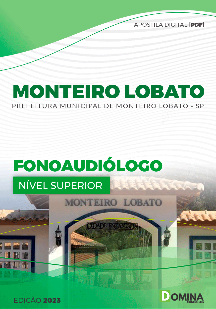 Apostila Pref Monteiro Lobato SP 2023 Fonoaudiólogo