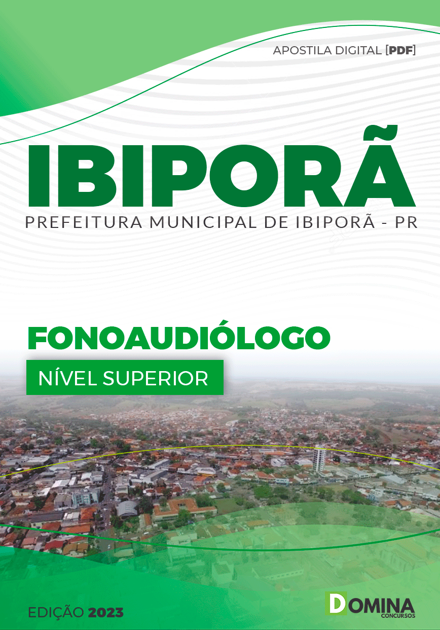 Apostila Concurso Pref Ibiporã PR 2023 Fonoaudiólogo