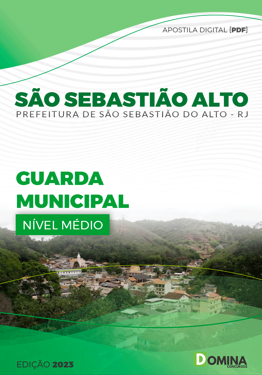 Apostila Pref São Sebastião Alto RJ 2024 Guarda Municipal