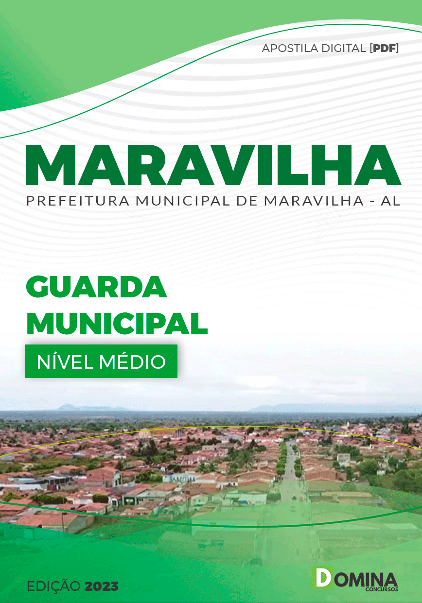 Apostila Digital Pref Maravilha AL 2023 Guarda Municipal