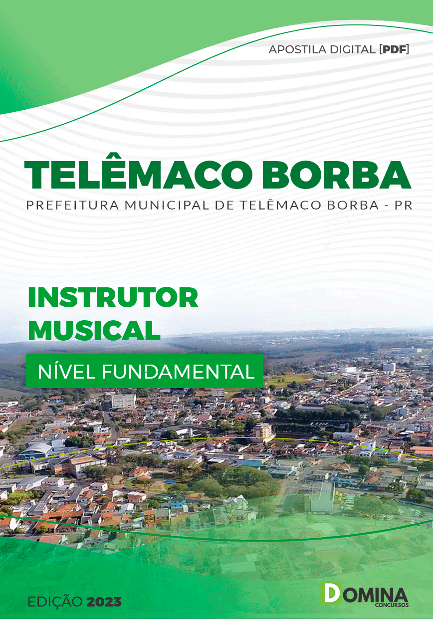 Apostila Pref Telêmaco Borba PR 2023 Instrutor Musical