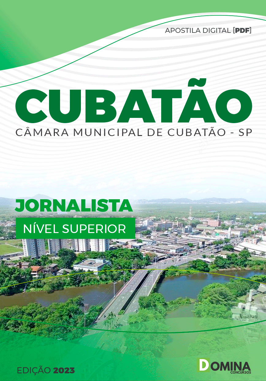 Apostila Concurso Câmara Cubatão SP 2023 Jornalista