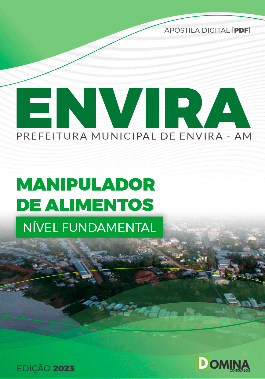 Apostila Concurso Pref Envira AM 2023 Manipulador Alimentos