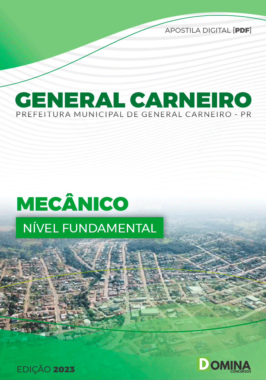 Apostila Pref General Carneiro PR 2023 Mecânico