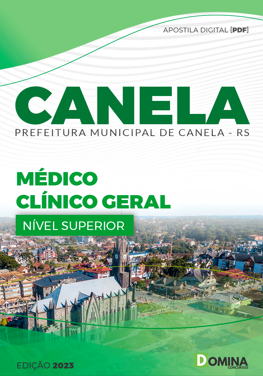 Apostila Concurso Pref Canela RS 2023 Médico Clínico Geral