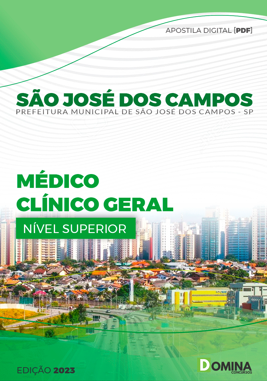 Pref São José dos Campos SP 2023 Médico Clínico Geral