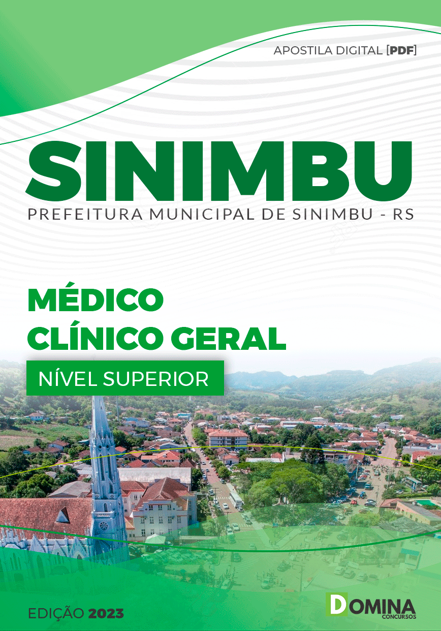 Apostila Concurso Pref Sinimbu RS 2023 Médico Clínico Geral